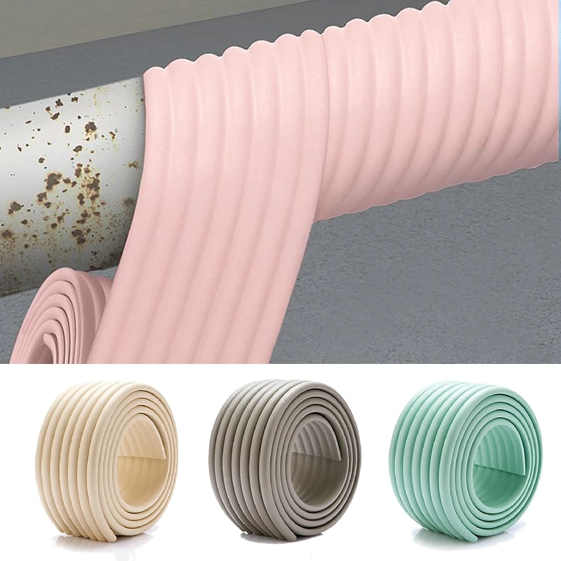 2m Outdoor Water Pipe Anti-freezing Strip Winter Thermal Foam Self-adhesive Anti-collision Soundless Pipe Tapes Insulation pipe insulation sleeve,waterproof insulation tape