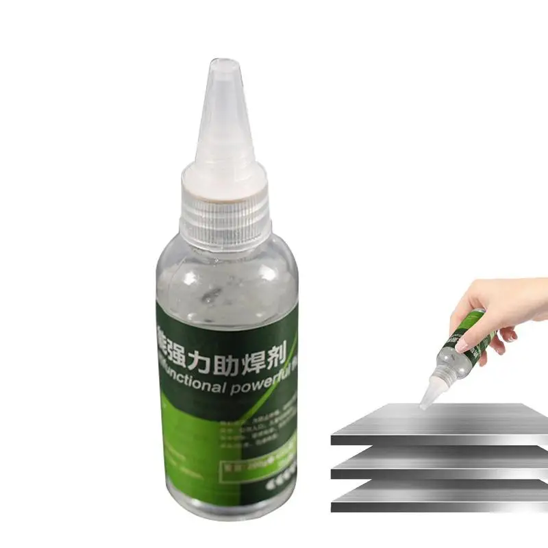 60ml Liquid Zinc Aluminum Welding Flux Safe Welding Soldering Tool Quick Welding Oil For Lead-free Copper Bonding Circuit Boards