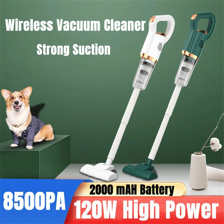 Description Picture 2 of itemMultifunctional Handheld Vacuum Cleaner Wireless Strong Suction Floor Brush Home and Car Use Cordless Cleaning Robot