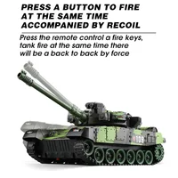 RC Tank Military War Battle United States M1 Leopard 2 Remote Control Car Tactical Model Electronic Toys for Boys Children Gift 2