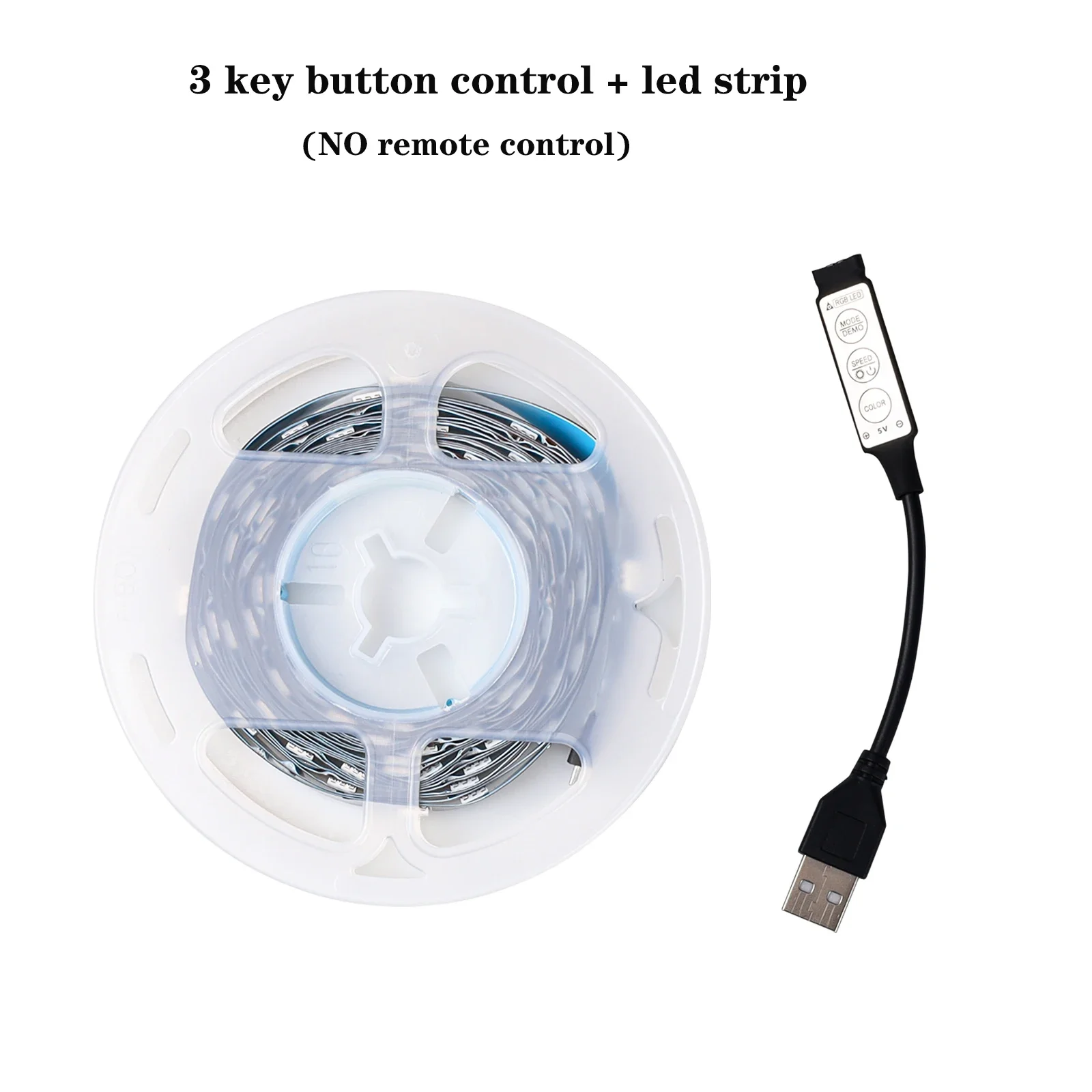 Tira de Luces LED RGB con Control por App, Bluetooth y Sincronización de Música (USB 5V) S2c7982f76c35496f89c5ed453513332bq