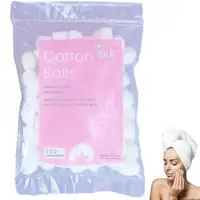 100/200PCS White Cotton Balls Beauty Personal Cares Small Cotton Balls Baby Cares Nail Polish Remover Home Accessories 1