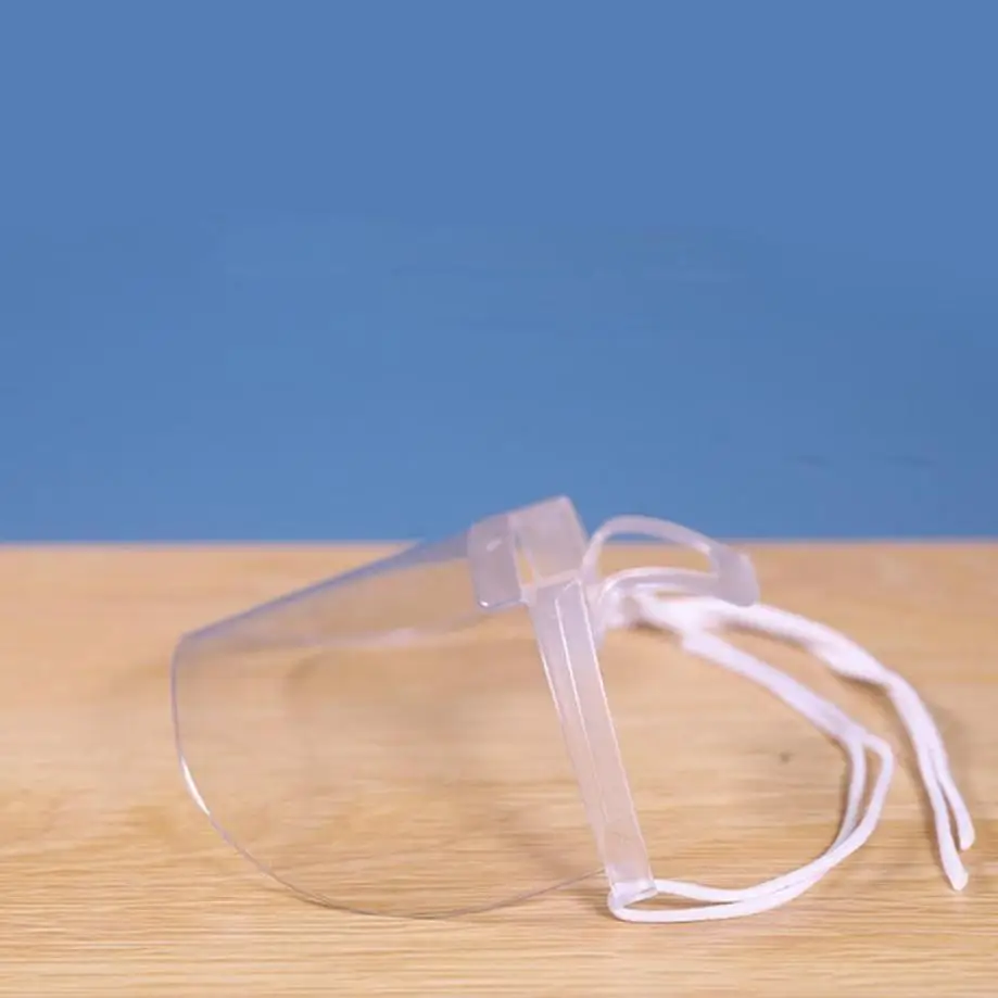 New 5Pcs/lot Transparent Masks Permanent Anti Fog Catering Food Hotel Chef Waiter Plastic Kitchen Restaurant Masks Kitchen Tools