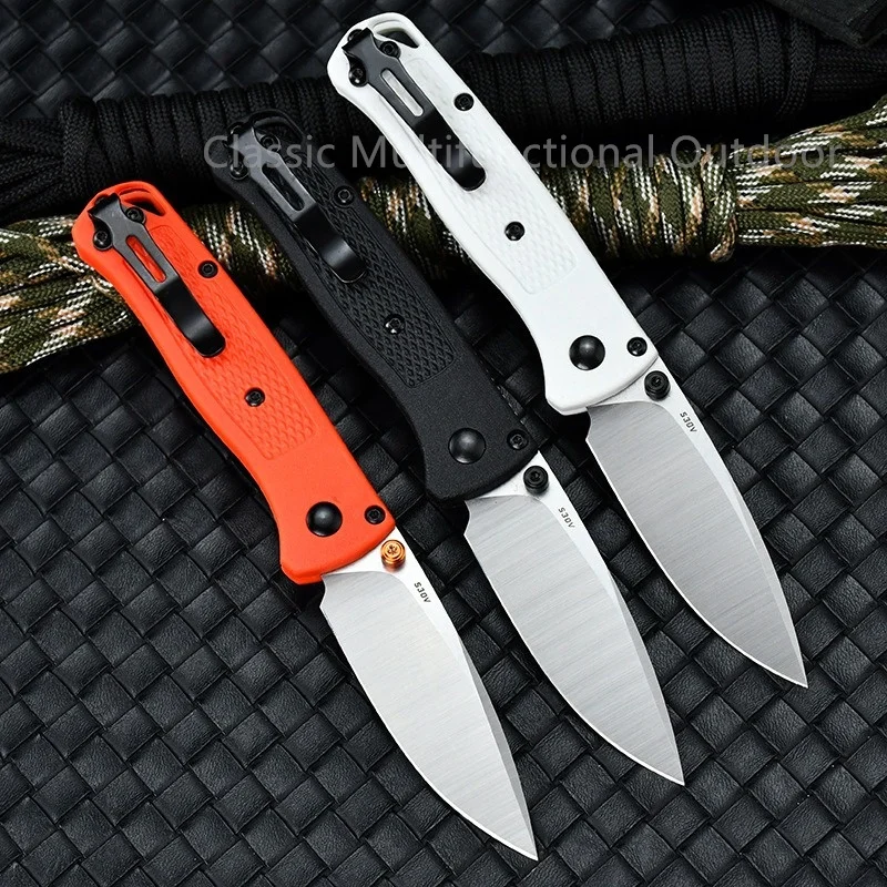 Description Picture 3 of itemMini BM 533 Bugout Folding Knife Nylon Fiber Handle Pocket Knives Outdoor Fishing Safety Knives Self Defense Tool Easy To Carry