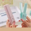 Mini Hair Straightener Clipboard Small Power Plug Curling Hair Straight Hair Girls Air Bangs Portable Hair Straightener 4