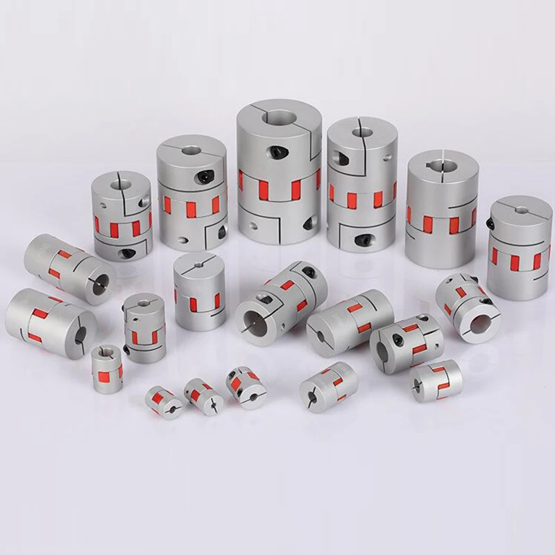 D25L30 Coupling shaft coupler Flexible Jaw Spider Plum Shaft Coupler 6.35/8/9.5/10/12mm stepper motor Plum Coupling shaft coupler flexible coupling shaft connector