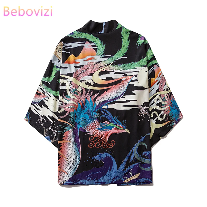 17 Style Harajuku Japanese Fashion Kimono Men and Women Cardigan Blouse Haori Obi Asian Clothes Samurai japanese kimono japanese kimono cardigan japanese kimono shirt