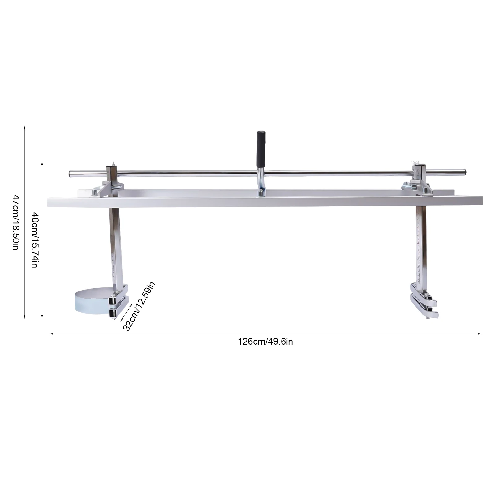48 Zoll tragbare Kettensägenmühle, Kettensägenmühle-Set, Kettensägen-Mühraufsatz, Holzsägeblatt, tragbarer Holzschneider für Zeder – Detail 2