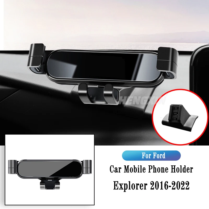 

Автомобильный держатель для телефона для Ford Explorer 2016-2022, гравитационный навигационный кронштейн, GPS-подставка, клипса на выходе воздуха, вращающаяся поддержка, аксессуары