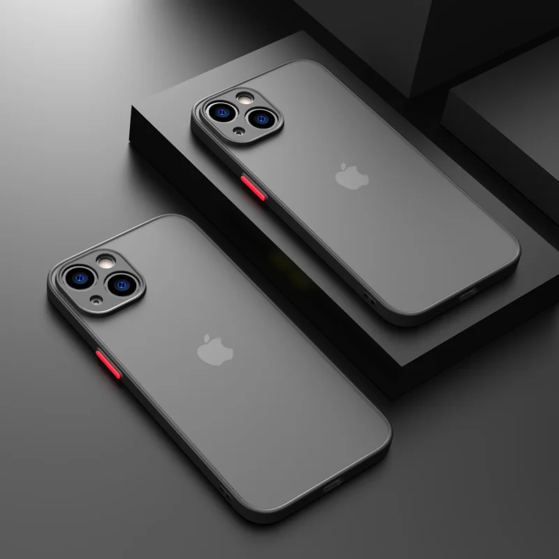 Противоударный прозрачный чехол-бампер для iPhone 13 Pro Max 12 11 XR X XS 6 S 7 8 Plus мягкий