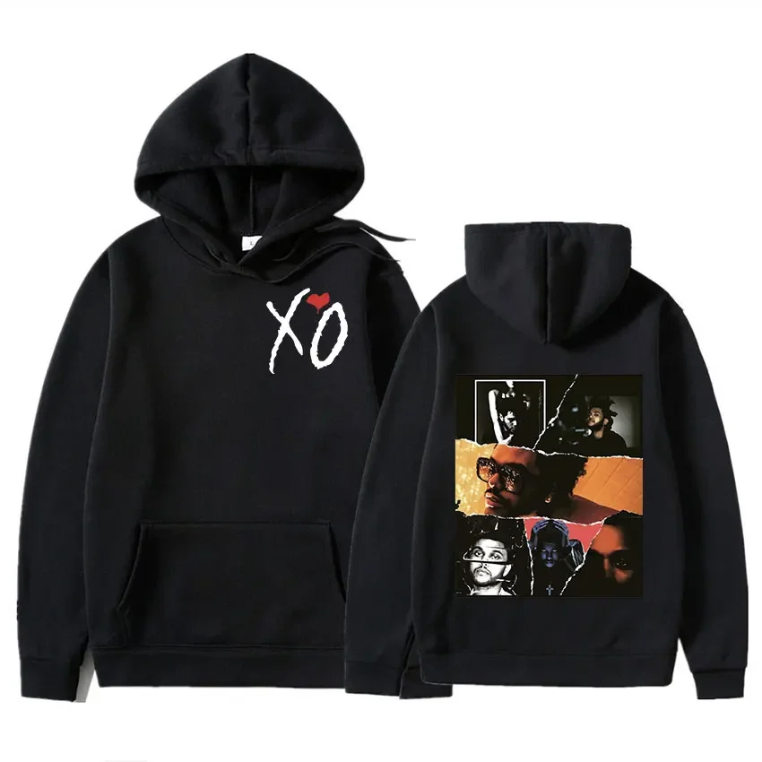 

Retro The Weeknd Graphic Hoody After Hours Til Dawn Print Oversized Sweatshirt Men Women Hip Hop Rock Hoodies Gothic Streetwear