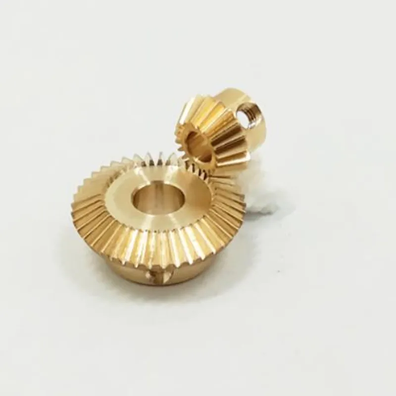 Motor Gear Transmission Gear 1set 0.5M 1:2 1:3 Bevel Gear 15T:30T 20T:40T 20T:60T 90 Degree Transmission Steel or brass Copper bevel Gear