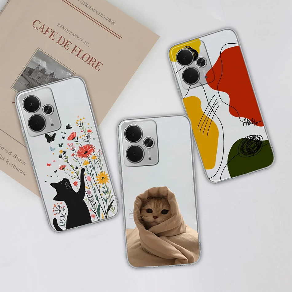 Funny Creative Transparent Phone Case - Soft TPU Silicone Lightweight Durable Shell