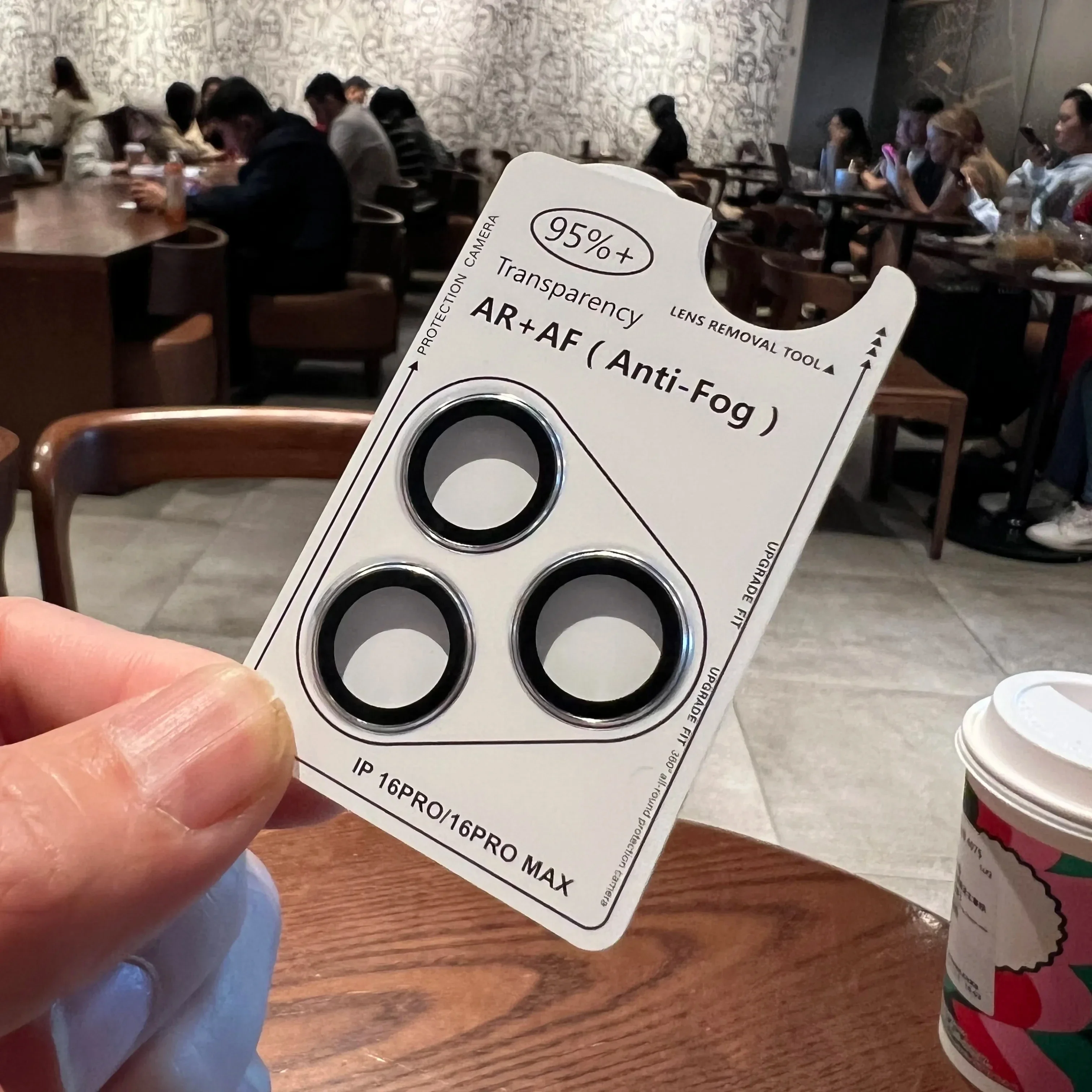 AR HD Tempered Glass Camera Lens Protector with Pry Notch