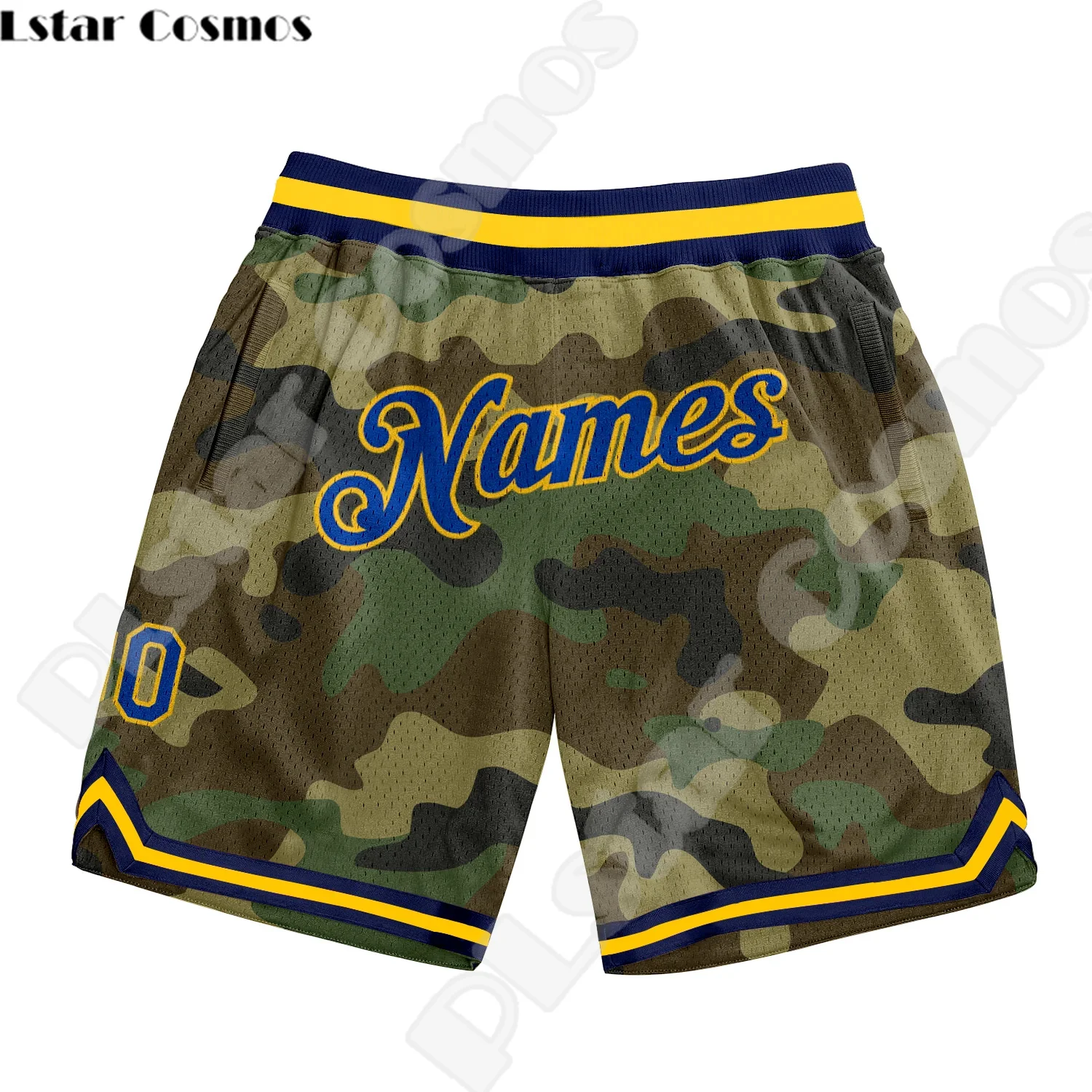 Custom Name DIY Logo Pattern Team Number Basketball Shorts Pants Retro Breathable Mesh 3DPrint Summer Harajuku Drop Shipping A16