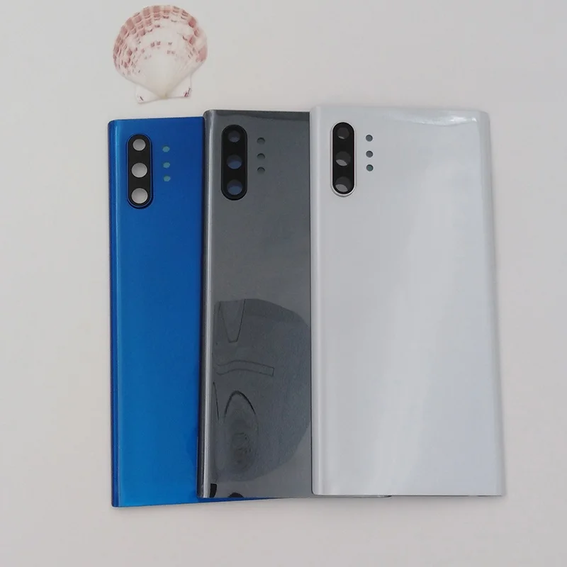Enhanced Glass Rear Housing Case with Camera Lens for Samsung Galaxy Note10 Series – Back Battery Cover Replacement