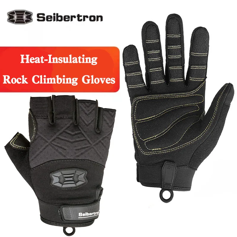 NewPaddedPalmBreathableClimbingRopeGlovesforClimbersRock