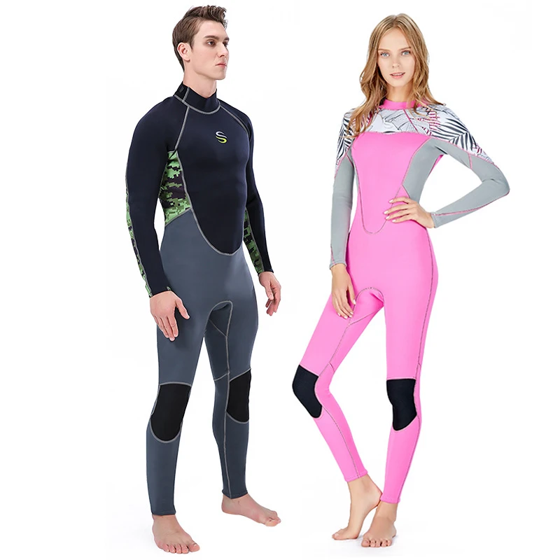 2mm Neoprene Wetsuits Full Body Scuba Diving Suits for Women