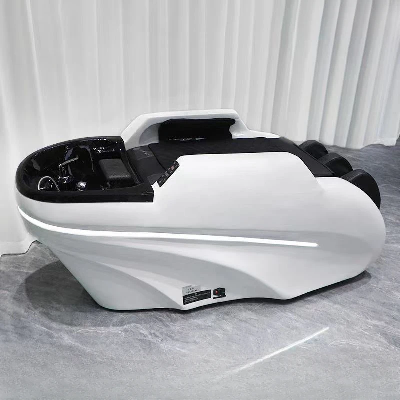 

Barber Shop Bed Shampoo Chairs Massage Luxury Shampoo Chairs Multifunctional Silla Peluqueria Beauty Saloon Furniture QF50SC