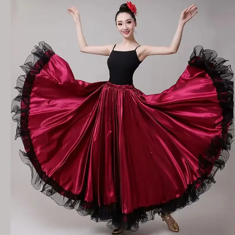 Women Flamenco Dresses Gypsy Spanish Flamenco Skirt