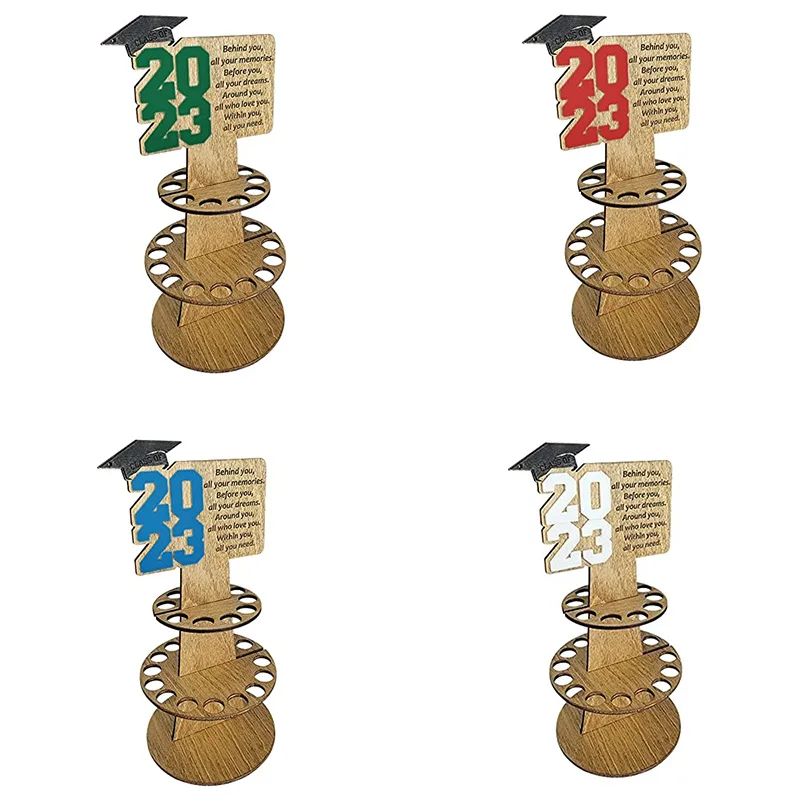 

Новый деревянный держатель для денег, держатель для поздравительных открыток, подарки на выпускной, идеальный подарок на выпускной