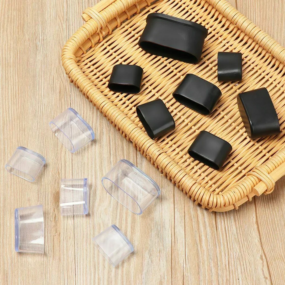 Oval Covers Chair Leg Cap 10Pcs Patio Rubber Floor Protectors For Outdoor Furniture Garden Office 2022 Durable