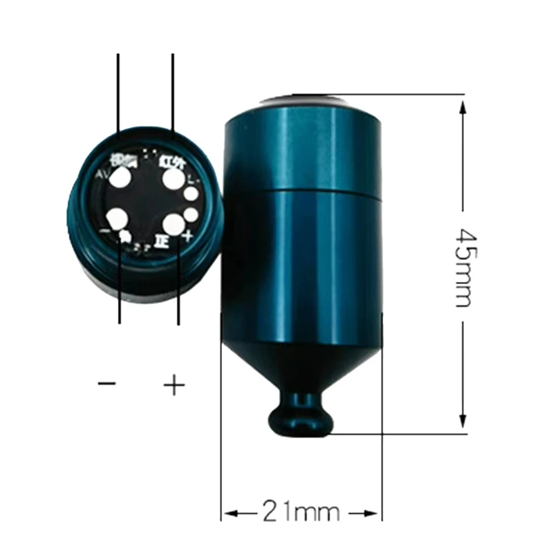 A89E-Underwater Fish Finder Camera 12-28V Fishing Vision Camera Waterproof Fish Finder Infrared Light Accessories