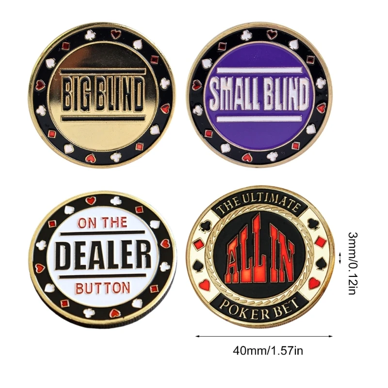 Game Dealers Button Cards Guard Chip Button for Entertainment poker chips,playing cards