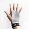 1 Pair Hand Grip Synthetic Leather Crossfit Gymnastics Guard Palm Protectors Pull Up Horizontal Bar Weight Lifting Guantes Gym 1