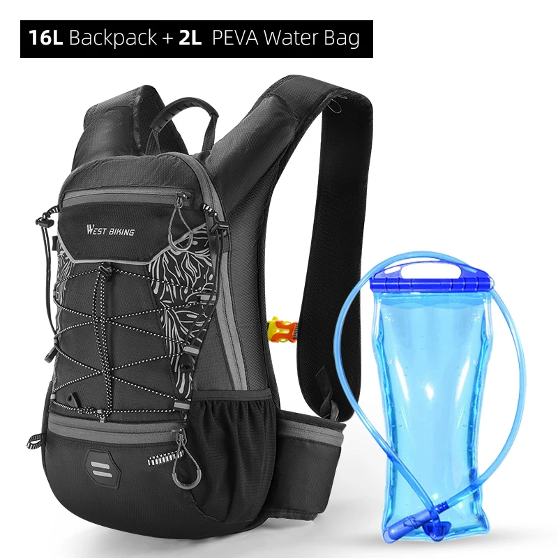 Ergonomic Cycling Hydration Backpack with Water Bag - Professional Sports Bike Bag, 10L/20L Capacity