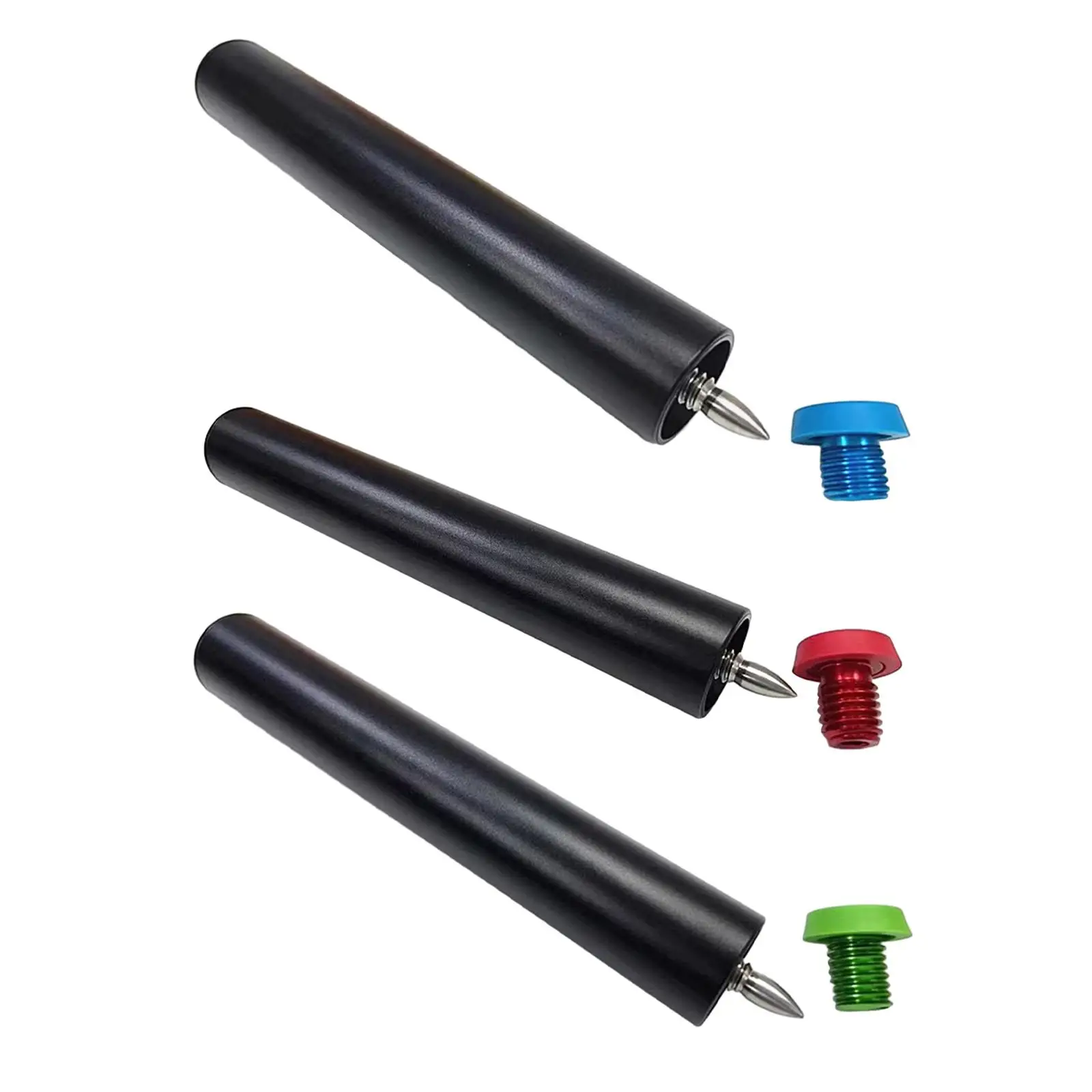 Pool Cue Extender Cue End Lengthener Billiards Pool Cue Extension Strong Tool Length 8inch for Billiard Cues Enthusiast Parts