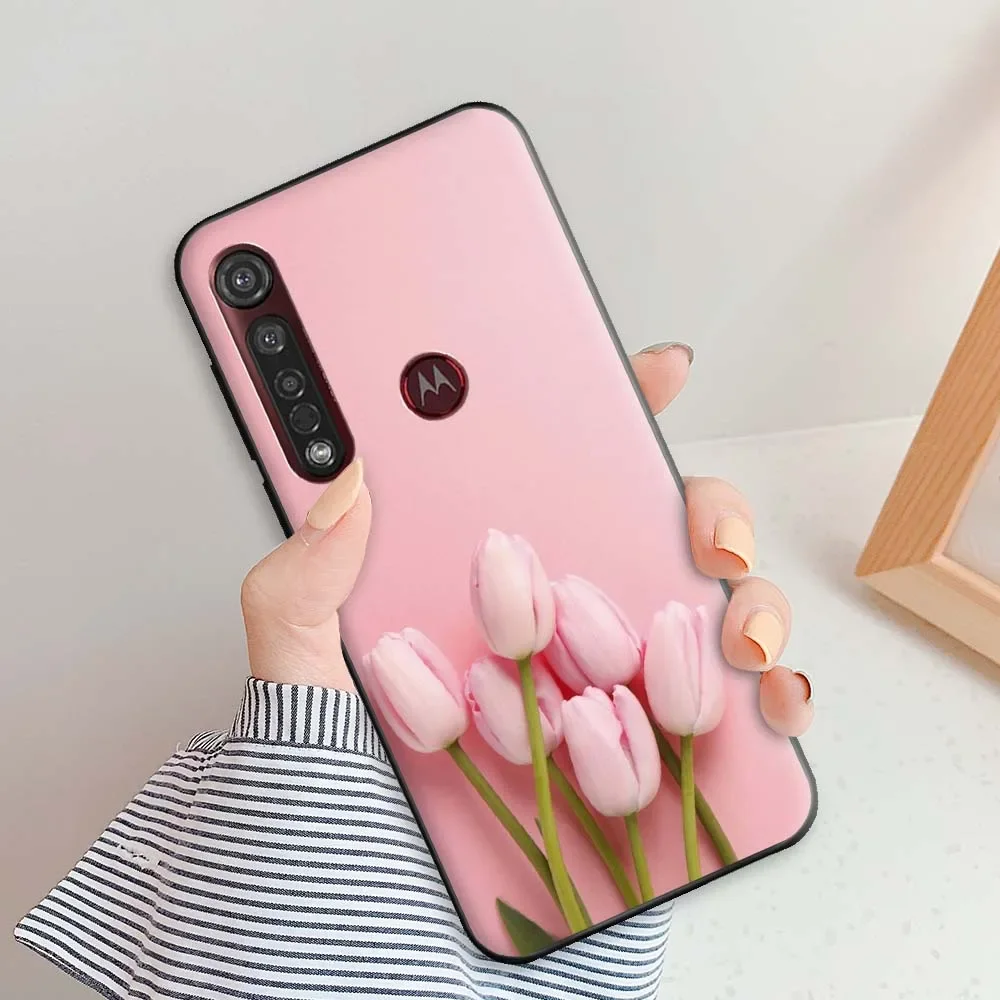 Sleek Matte Silicone Protective Case - Fashion TPU Back Cover for Motorola Moto G8 Plus, G8 Play & G8 Power