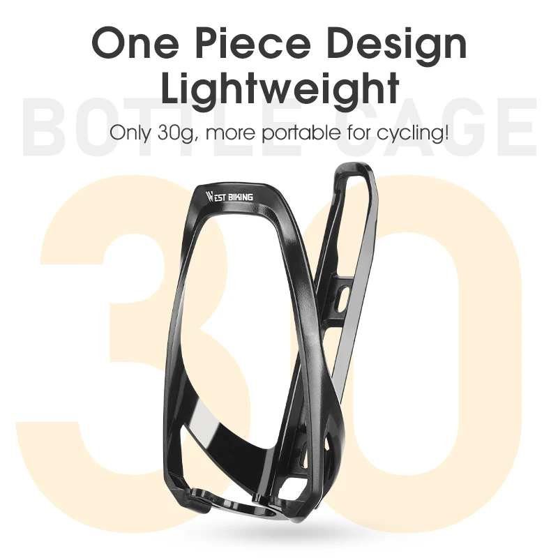 WEST BIKNG Bicycle Water Bottle Cage Multicolor Bottle Bracket Lightweight One-piece MTB Road Bike Cage Drink Cup Stand