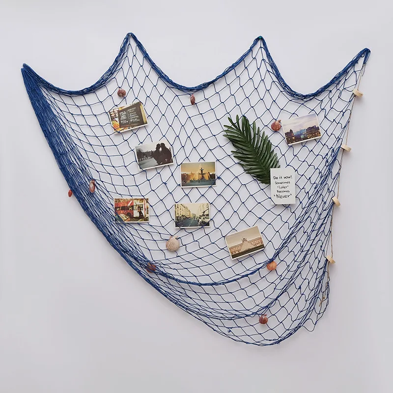 Fishing Net 1pc Twine Fishing Net Wall Hanging Home Decoration