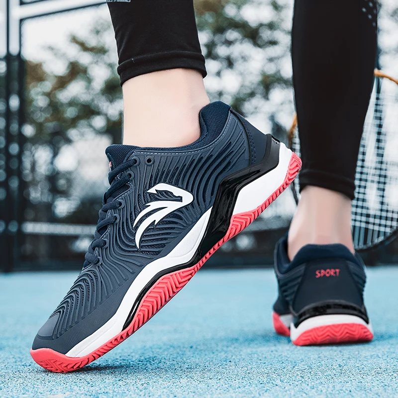Men's Tennis Shoes Non-slip Sports Shoes Lightweight Breathable Table Tennis Comfortable Shock-absorbing Badminton Shoe