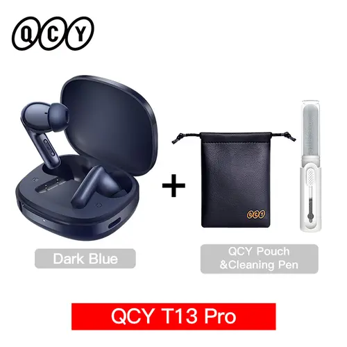 QCY T13 Pro HT23 Adaptive ANC Wireless Earbuds 13mm Drivers Powerful Bass 50dB Hybrid ANC Bluetooth 6.0 Earphones 6 Mics ENC 47H - Image 19