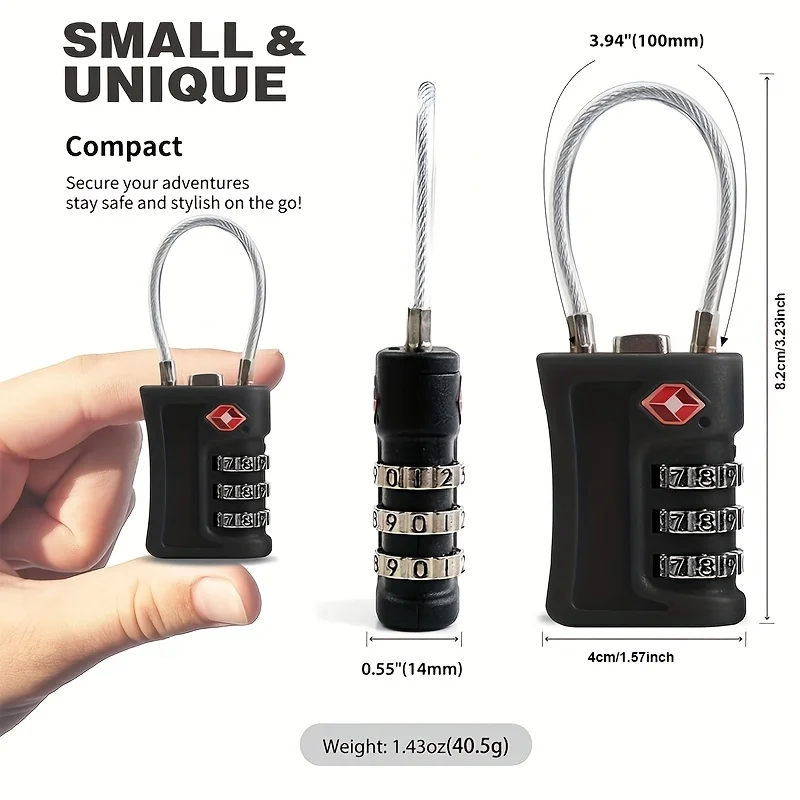 TSA Combination Luggage Locks 3