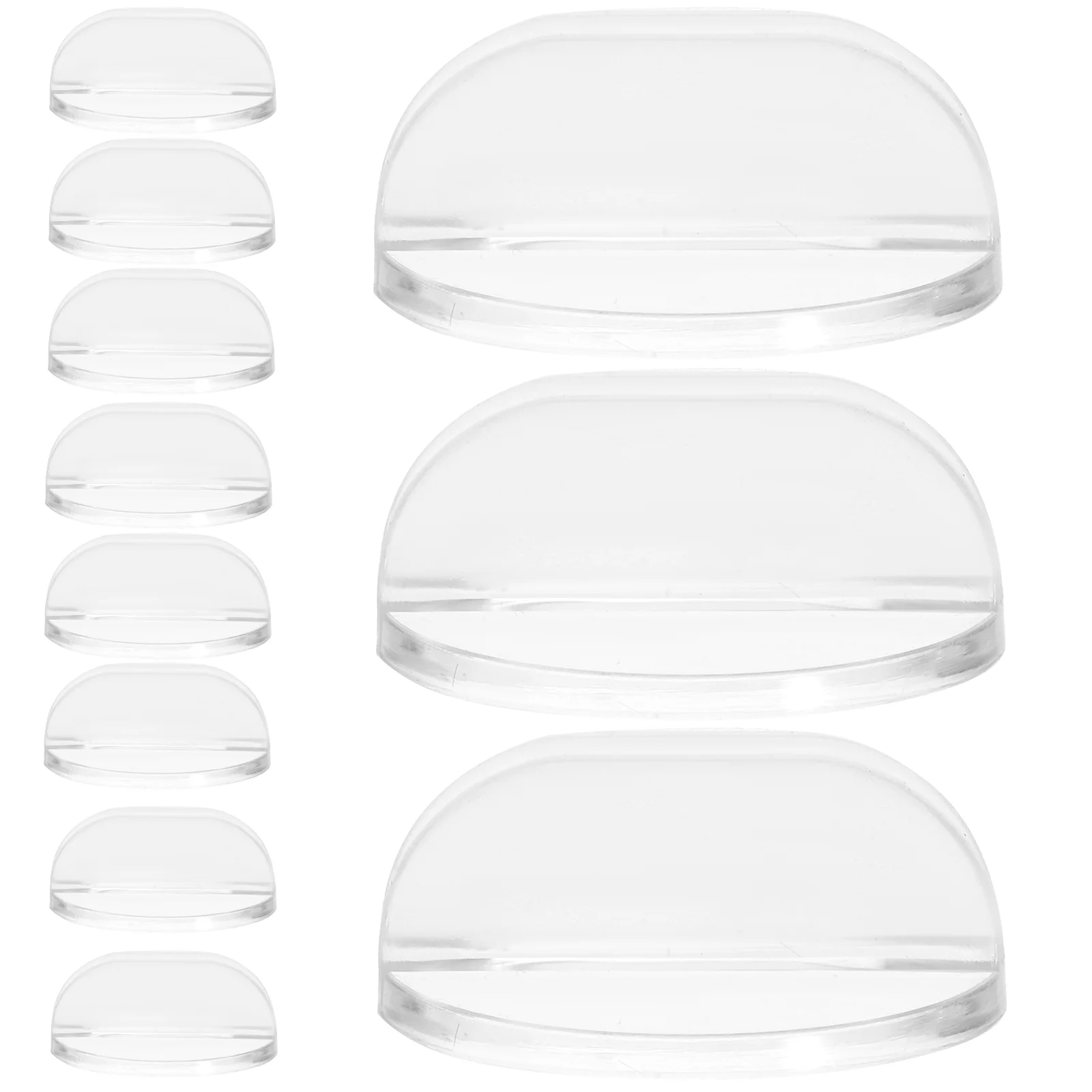 

50 Pcs Round Table Runner Picture Stand Table Game Holders Number Stands Board Plastic Weddings