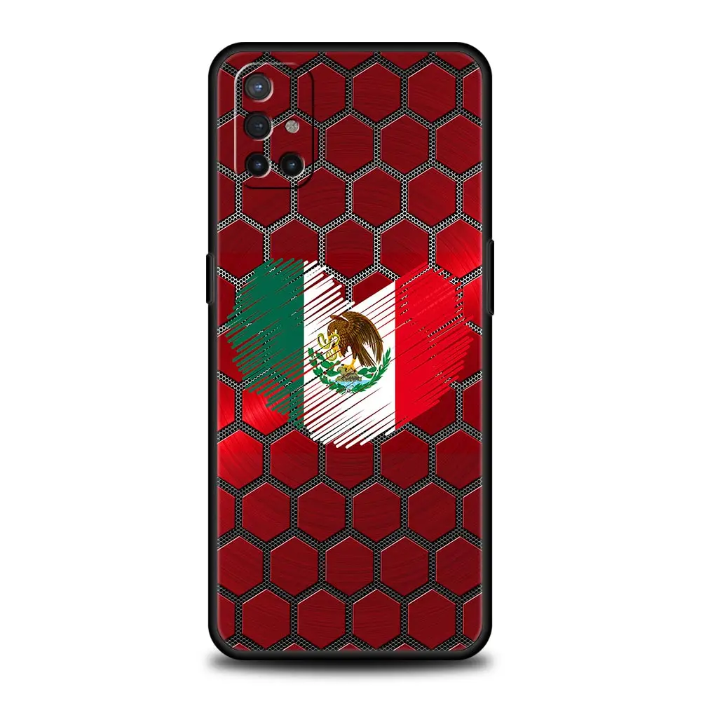 Mexican Flag Soft Black Phone Case Cover