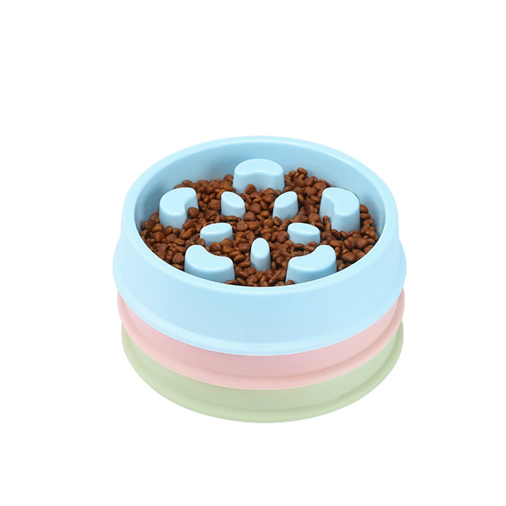 Title 9, Pet Slow Food Bowl Cat Dog Choke-proof Bowls Th...