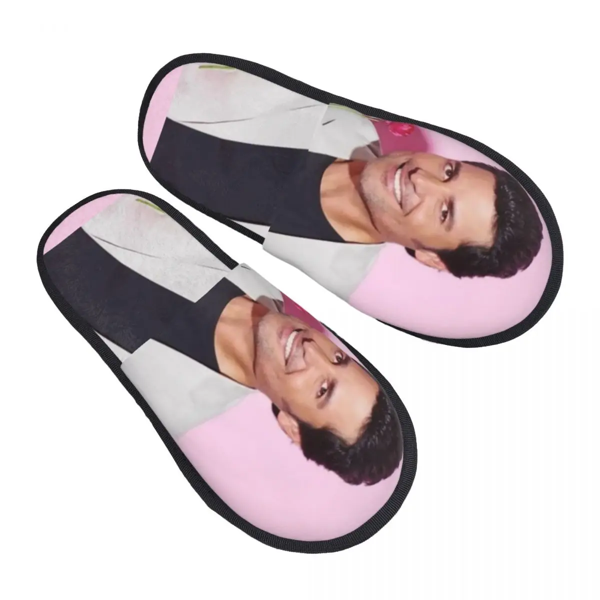

Memory Foam Slippers Women Comfy Warm Latin Pop Singer And Actor House Slippers