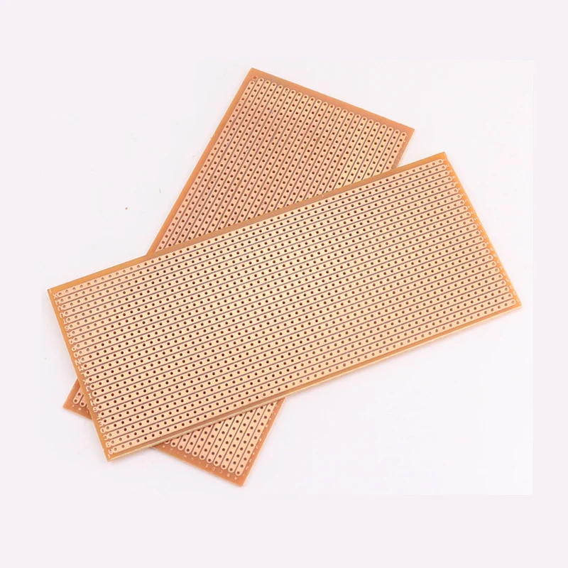 5/10PCS DIY 6.5x14.5 6.5*14.5CM Prototype Paper PCB Universal Experiment Matrix Circuit Board Single Row Continuous Hole