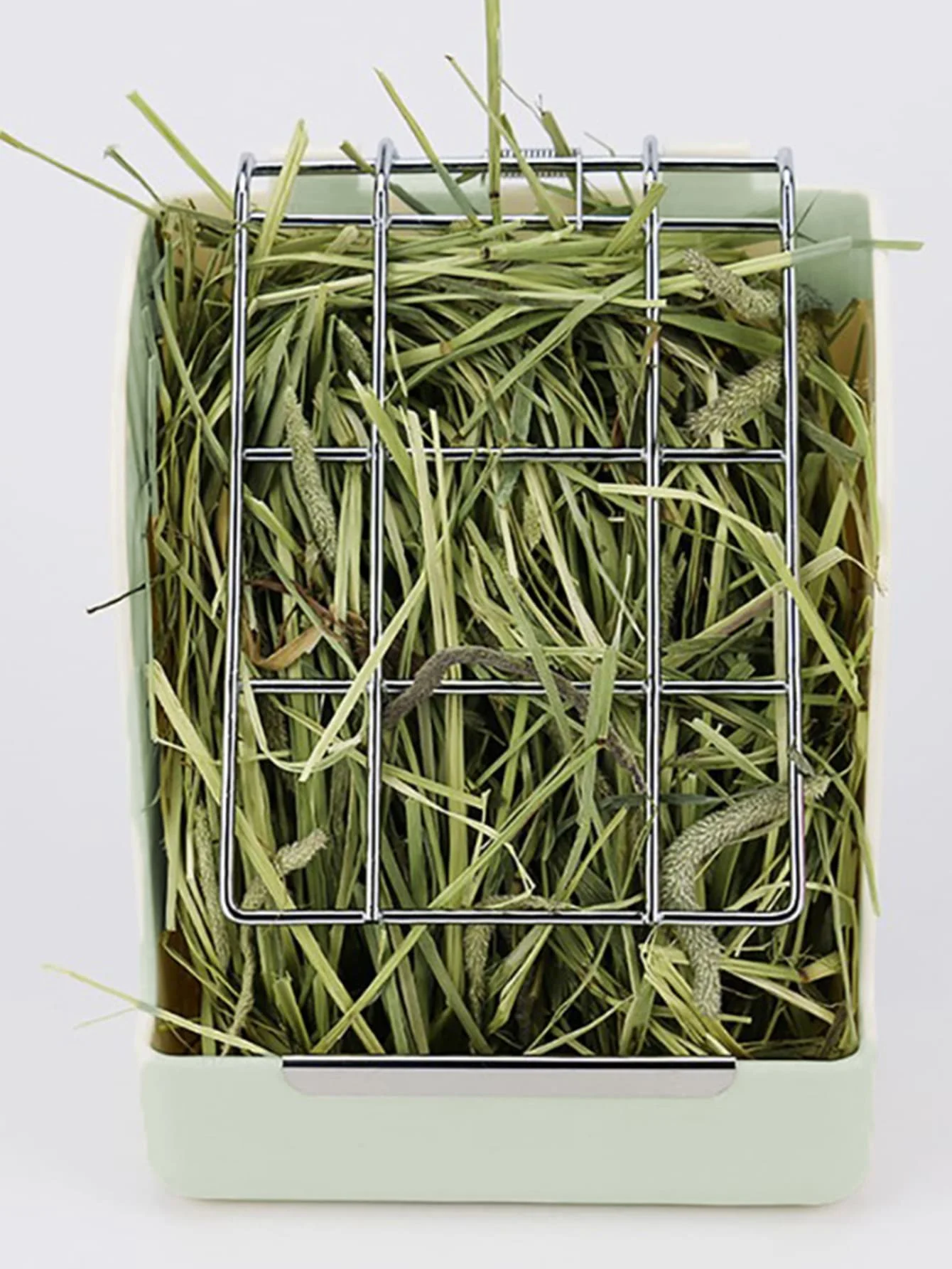 1pc-Rabbit Cage Accessories Food Straw Shelves Pet Rabbit Supplies Feeding Bowl