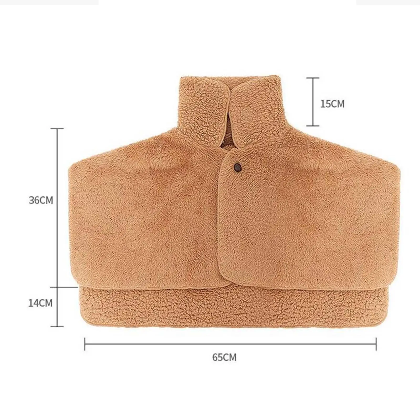

Shoulder Brace Warmer Neck Wrap Protector Autumn Winter Keep Warm Back Warmer Shoulder Pad Shawl for Home Outdoor Unisex