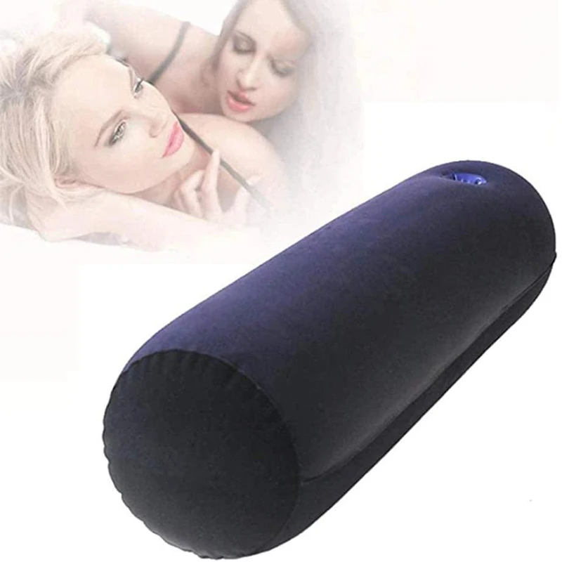 Flocking Inflatable Sex Aid Pillow For Women Masturbation