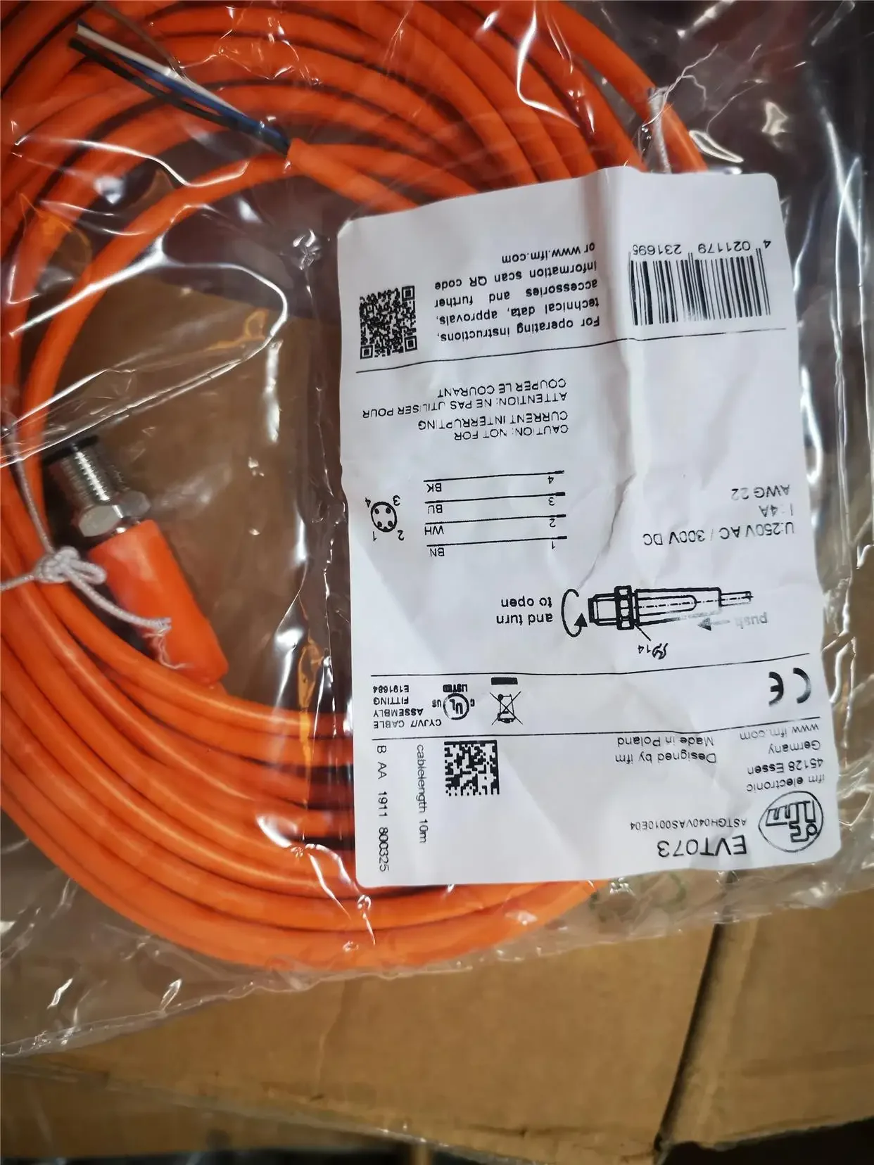 

IFM EVT073 EVT072 new and original