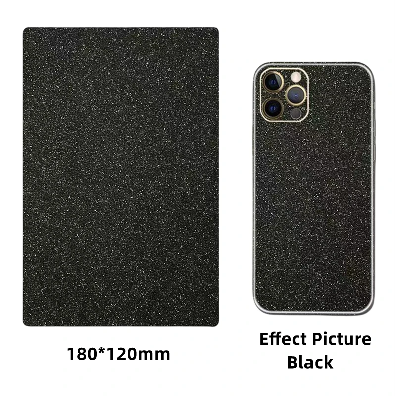 50pcs Luxury Glitter Bling Phone Stickers For iPhone Universal Decorative Film For Blade Cutting Machine Film Rear Back Sticker