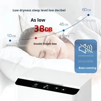 Boîte de réfrigération de médicaments à insuline, boîte de refroidissement à insuline de très grande capacité à double couche, écran tactile LED, réfrigérateur de voyage en voiture 5