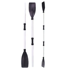 1 Pair Detachable Canoe Oars Aluminum Alloy Paddle Kayak Rafting Paddle Anti-twist Portability Boat Accessories For Sports