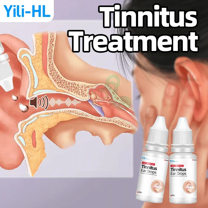 

Tinnitus Treatment Ear Pain Itching Relief Hearing Loss Deafness Earache Tinnitus Therapy Ear Drops Herbal Medicine